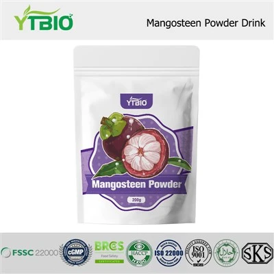 Mangostanpulverdryck